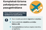 PTAC: Kompleksā tūrisma pakalpojuma cenas paaugstināšana pieļaujama tikai noteiktos gadījumos