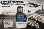 8. oktobris vēsturē: 20 minūšu lidojums ar Pasaules sērijas fotogrāfijām